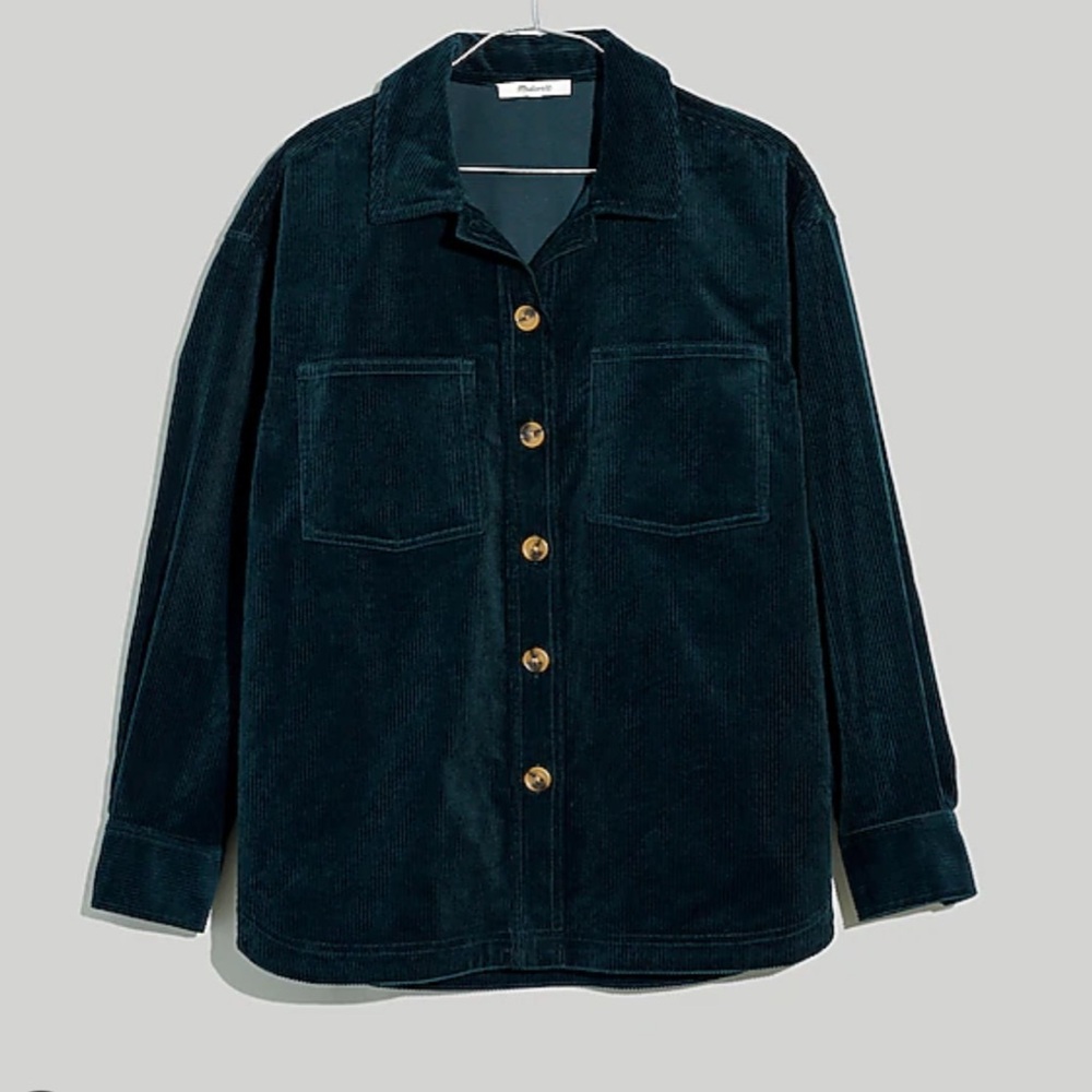 Madewell Corduroy Kentwood Oversized Shirt-Jacket size m